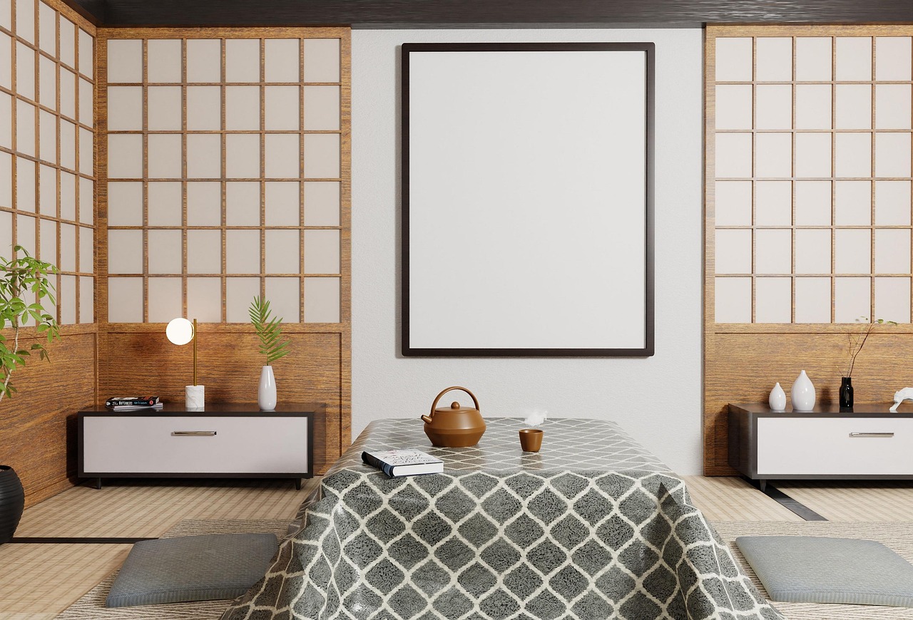 Gezellige woonkamer met vintage uilenkunstwerk. Gezellige woonkamer met vintage uilenkunstwerk.